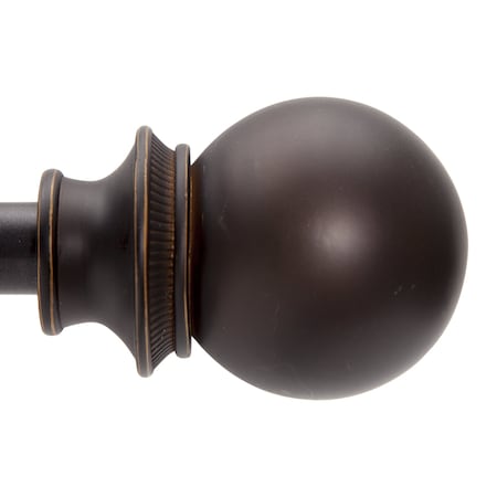 Kenney Mfg Kenney Fast Fit Oil Rubbed Bronze Birkin Curtain Rod 42 in. L X 120 in. L KN80802
